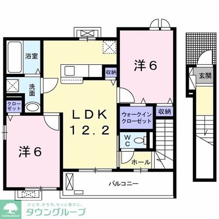 ラ ポルテ ルージュIVの物件間取画像